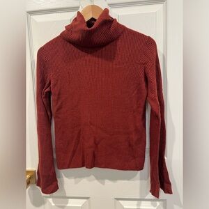 MADEWELL turtleneck sweater with wide sleeves